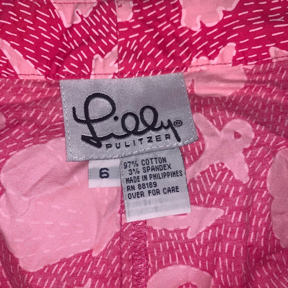 Lilly Pulitzer smooth sailing nautical pink capris - Picture 6 of 8